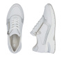 náhled RIEKER N9301-80 bílé dámské kožené sneakersy antistress