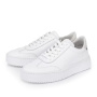 náhled RIEKER N9910-80 bílé dámské tenisky z přírodní kůže, antistress podrážka