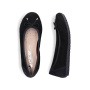 náhled RIEKER 43850-01 černé dámské baleríny, přírodní kůže, antistress podrážka