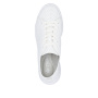 náhled RIEKER 45602-80 bílé dámské kožené letní tenisky které dýchají, antistress