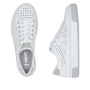 náhled RIEKER L8849-80 bílé dámské kožené tenisky pro větší pohodlí v letních dnech