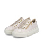 náhled RIEKER M1953-80 béžové dámské antistress tenisky, moderní vzhled do města