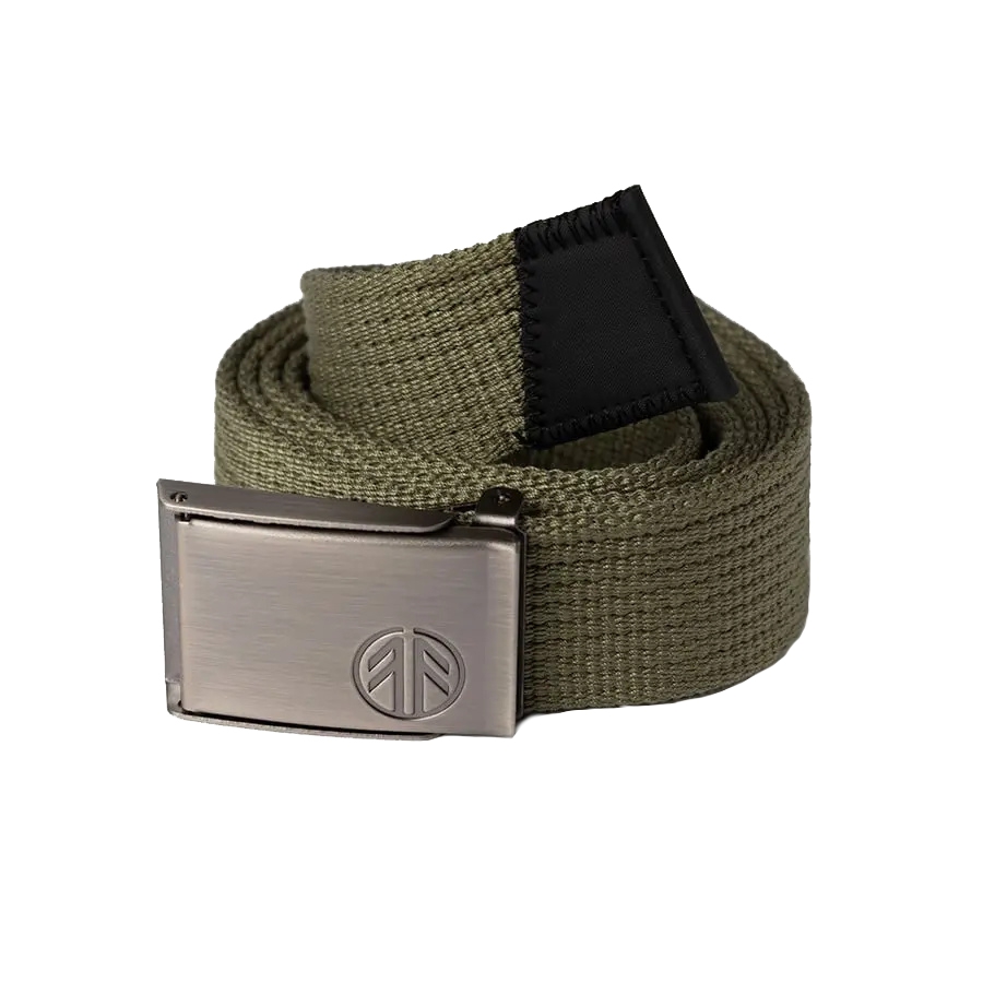 detail Beyond Nordic Sweden BN409 zelený uni pásek s kovovou sponou