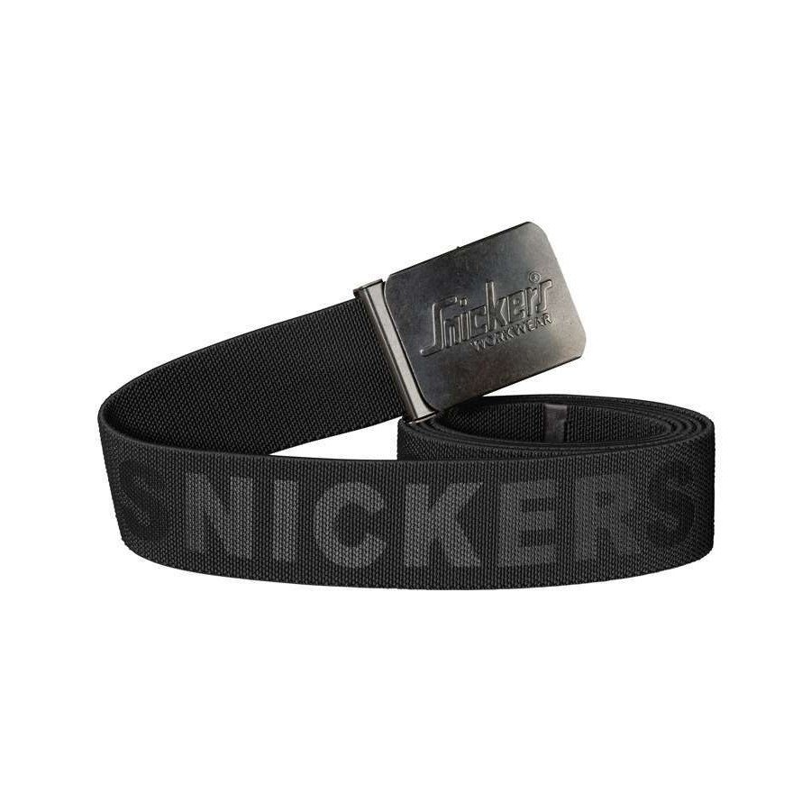 detail SNICKERS černý profi opasek s kovovou sponou
