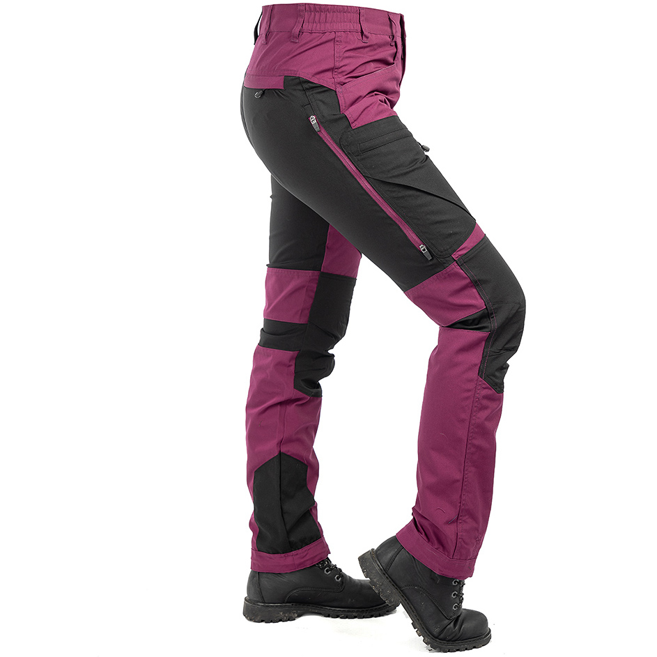 detail ARRAK SWEDEN Active Stretch fuchsia dámské outdoor kalhoty voděodolné