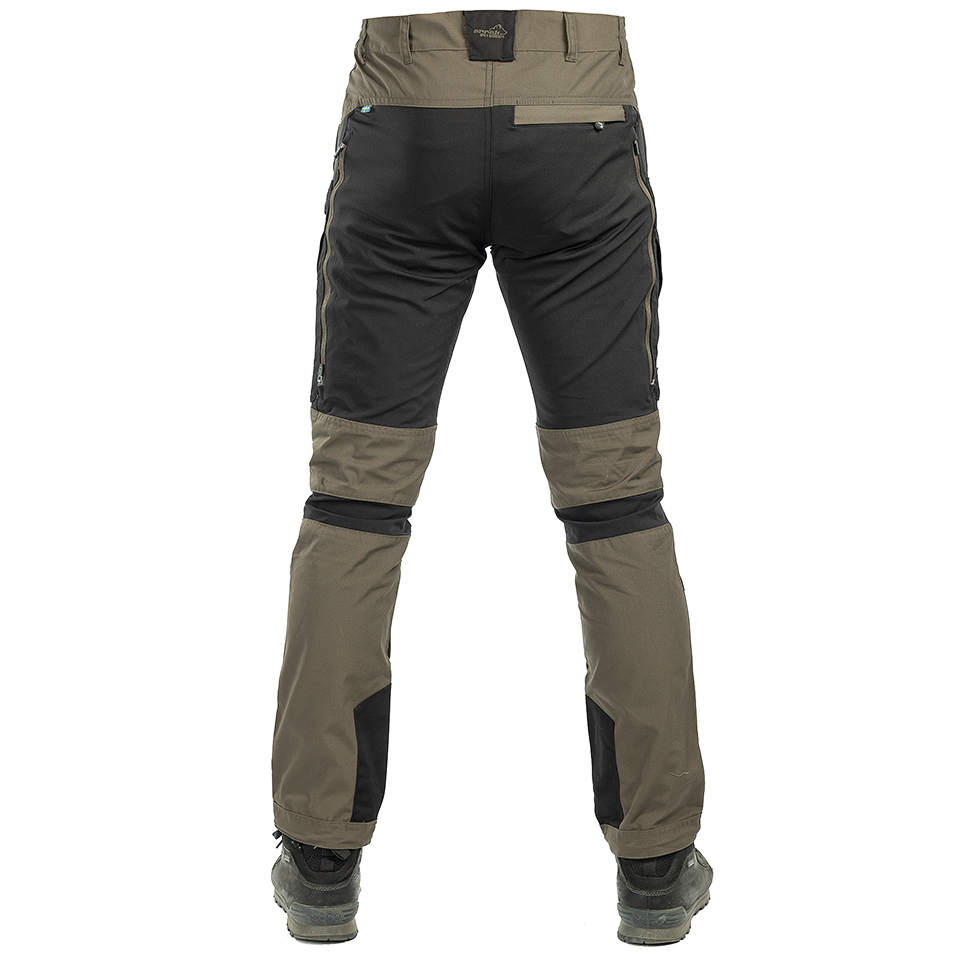 detail ARRAK SWEDEN Active Stretch hnědé pánské outdoor/hunting kalhoty voděodolné