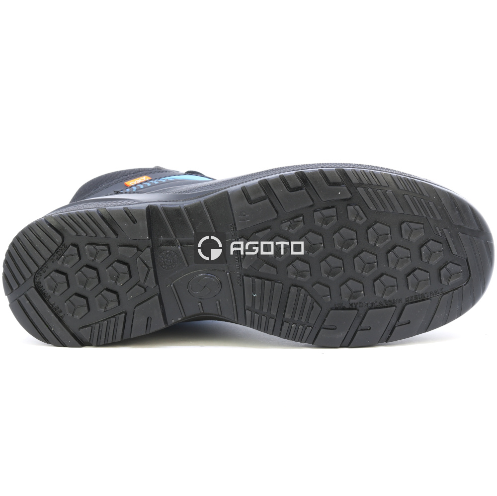 detail SIXTON Forza High S3 ESD černá pánská pracovní obuv