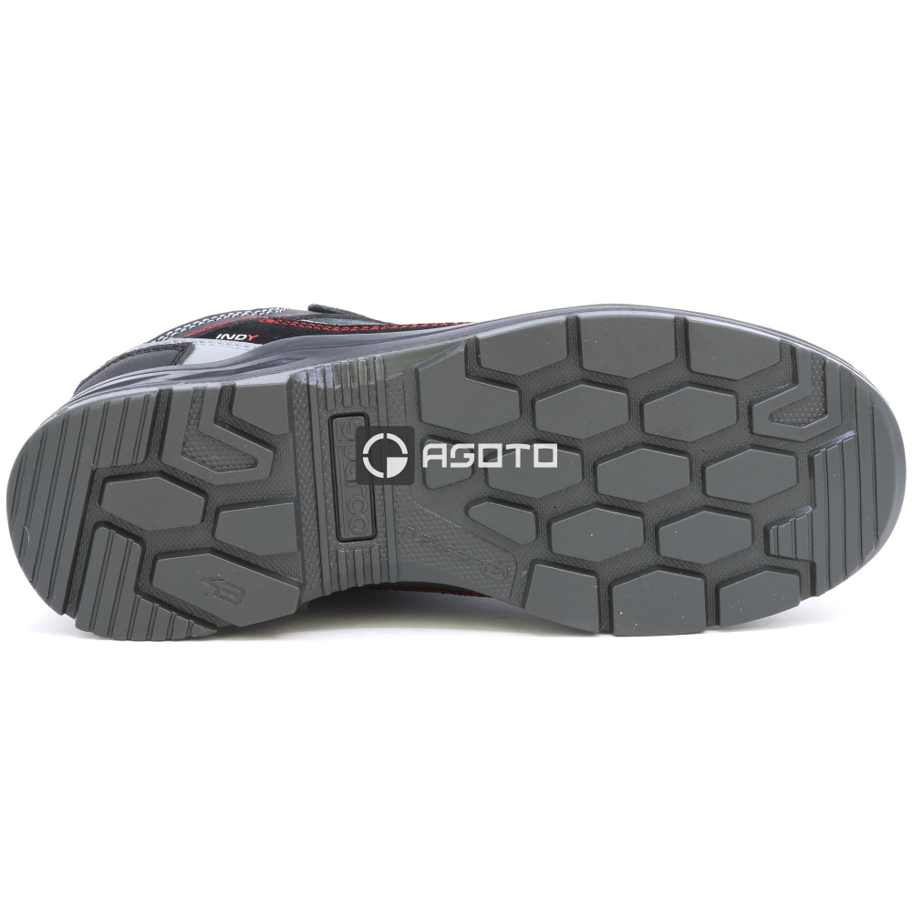 detail SPARCO Detroit S1P šedá pánská pracovní obuv