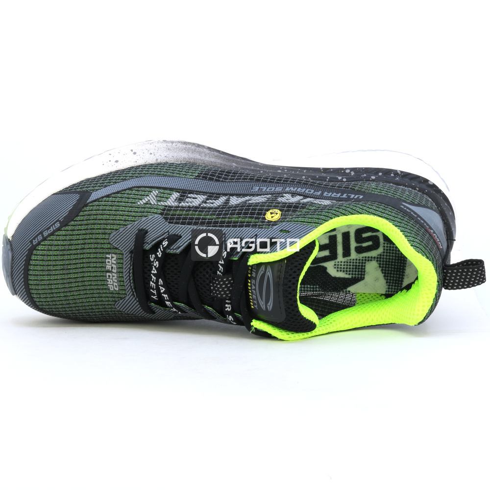 detail SIR Exotic S1P šedá pánská pracovní obuv z extrémně prodyšného materiálu