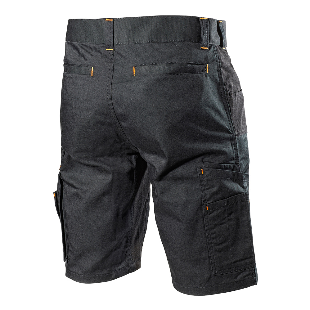 detail LBRADOR SWEDEN 1490PB Omnio černé pánské pracovní kraťasy