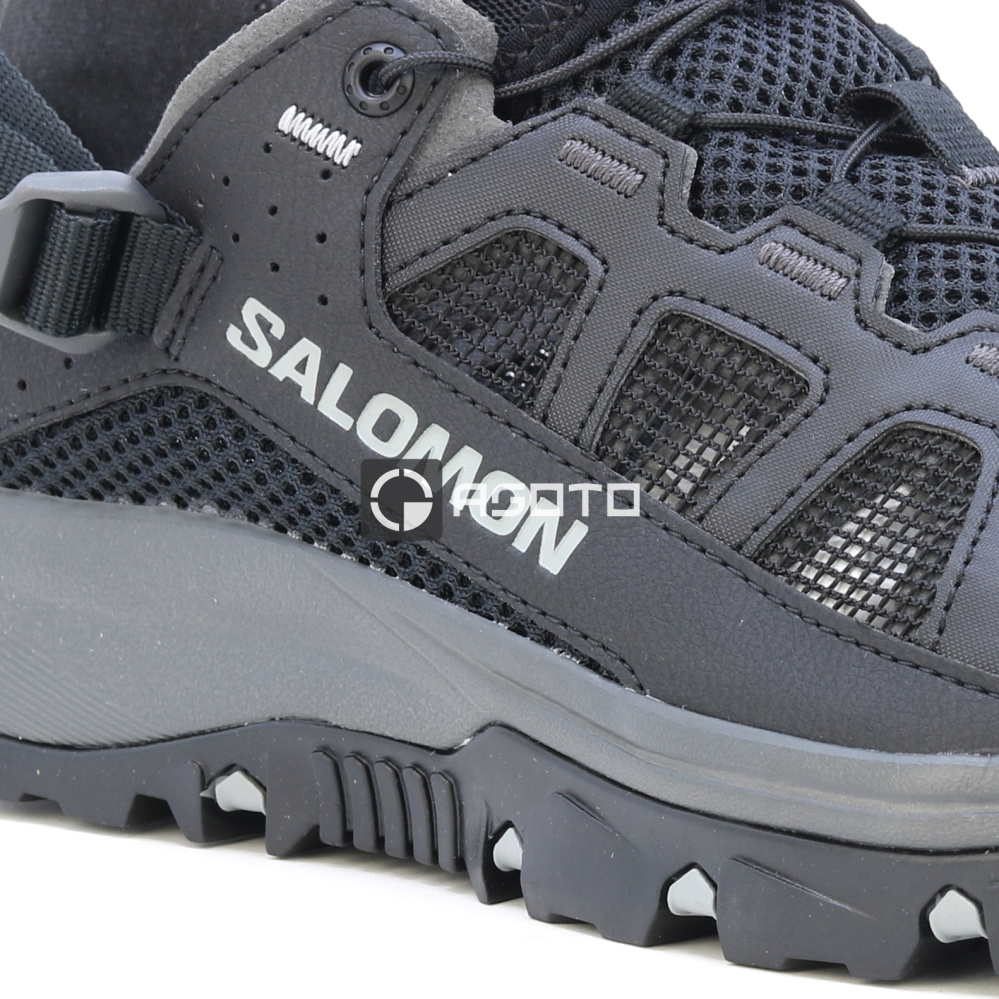 detail SALOMON Techamphibian 5 M Black černá pánská outdoor obuv