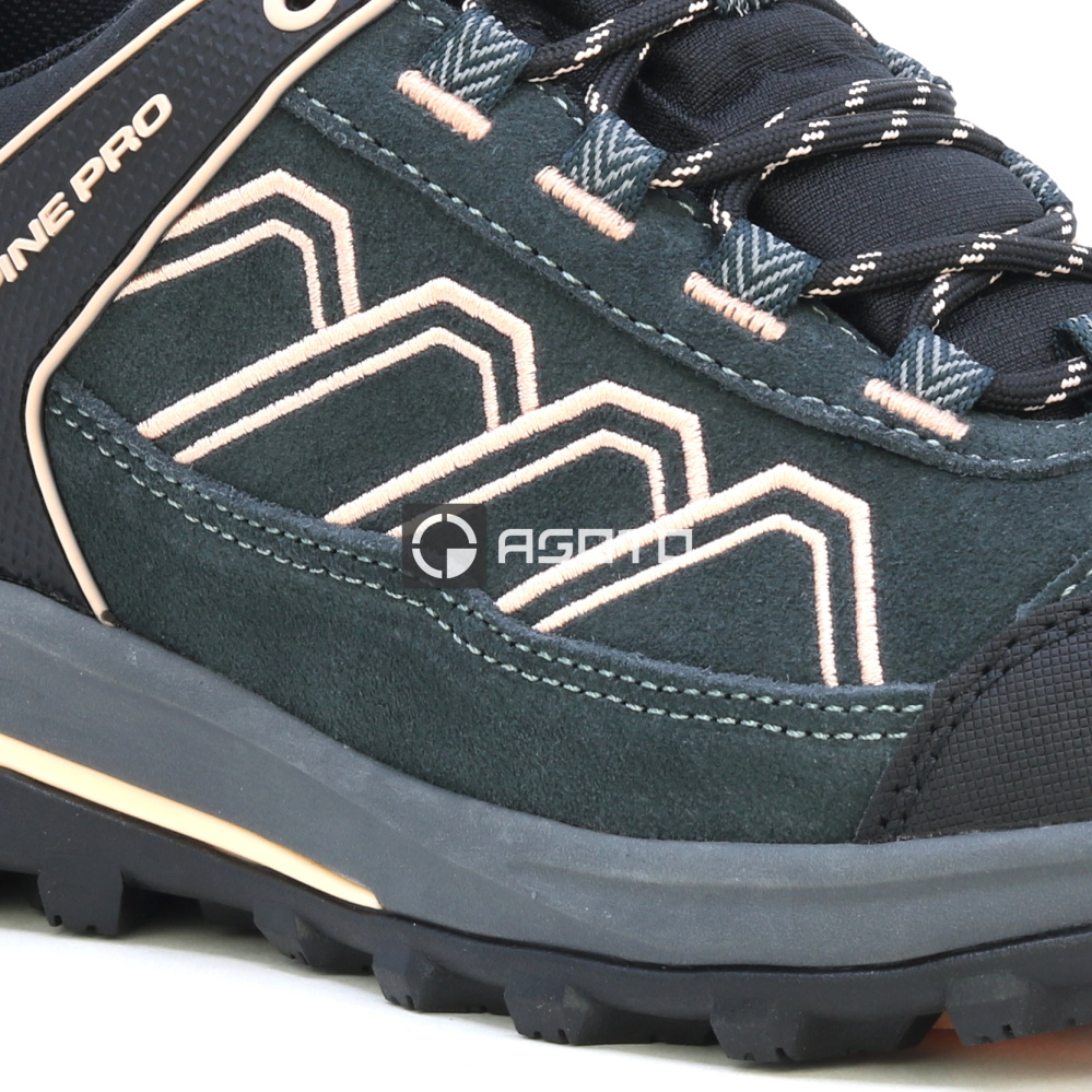 detail ALPINE PRO Gimie černá dámská outdoor obuv PTX membrána