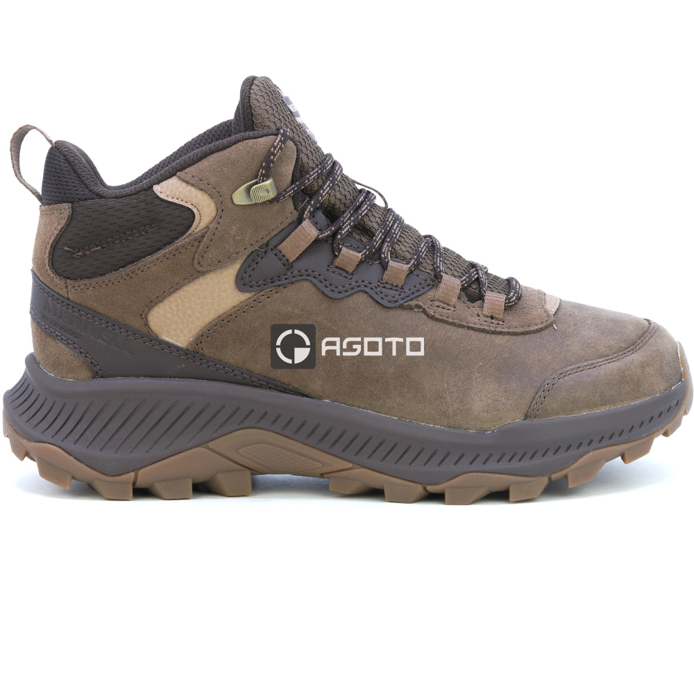 detail MERRELL SPEED STRIKE 2 MID LTR WP mol hnědá pánská outdoor obuv