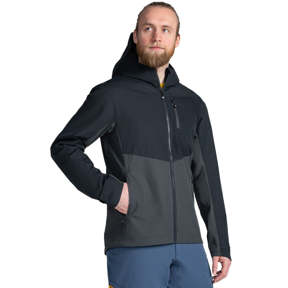 detail KILPI Sonna M černá pánská outdoor bunda s membránou Siberium 10 000 mm