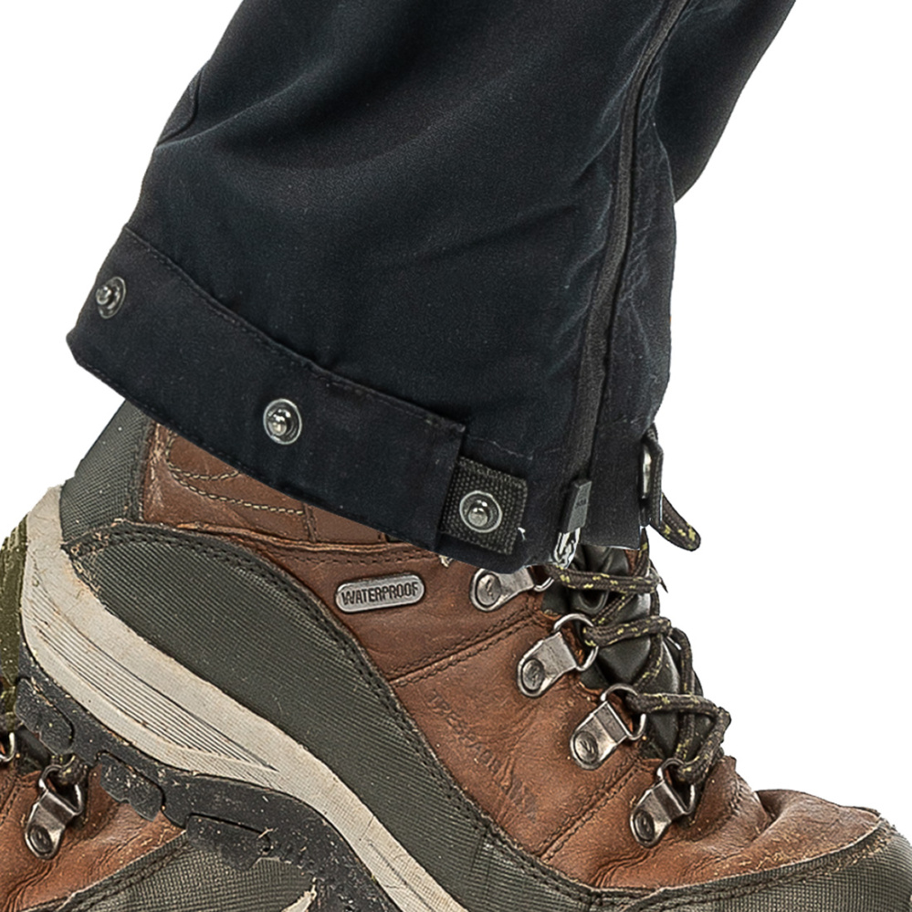 detail ARRAK SWEDEN Hybrid Stretch olivové pánské outdoor kalhoty voděodolné