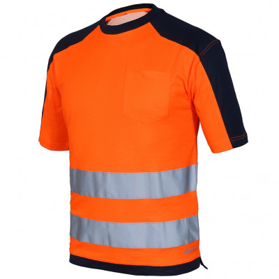 Industrial Starter 08186 reflexní triko oranžové