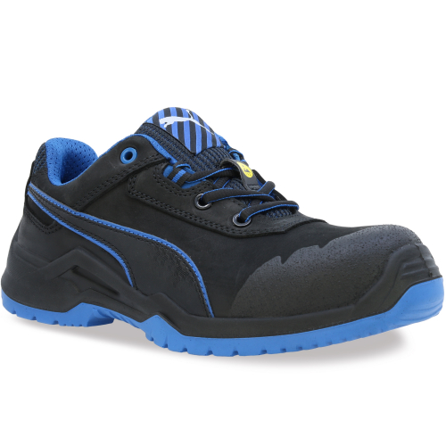 PUMA Argon Blue low S3 ESD černá pánská pracovní obuv