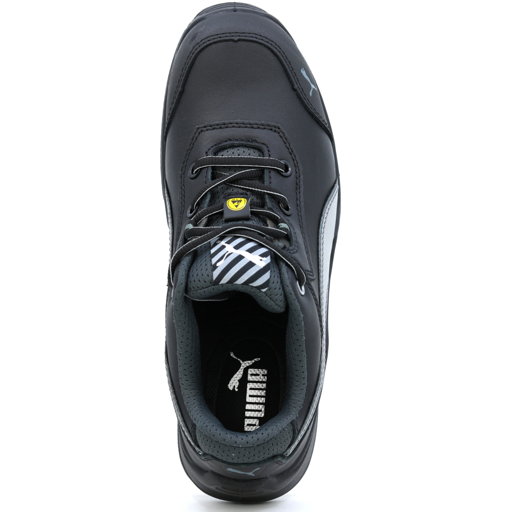 detail PUMA Argon RX Low S3 ESD černá pánská pracovní obuv