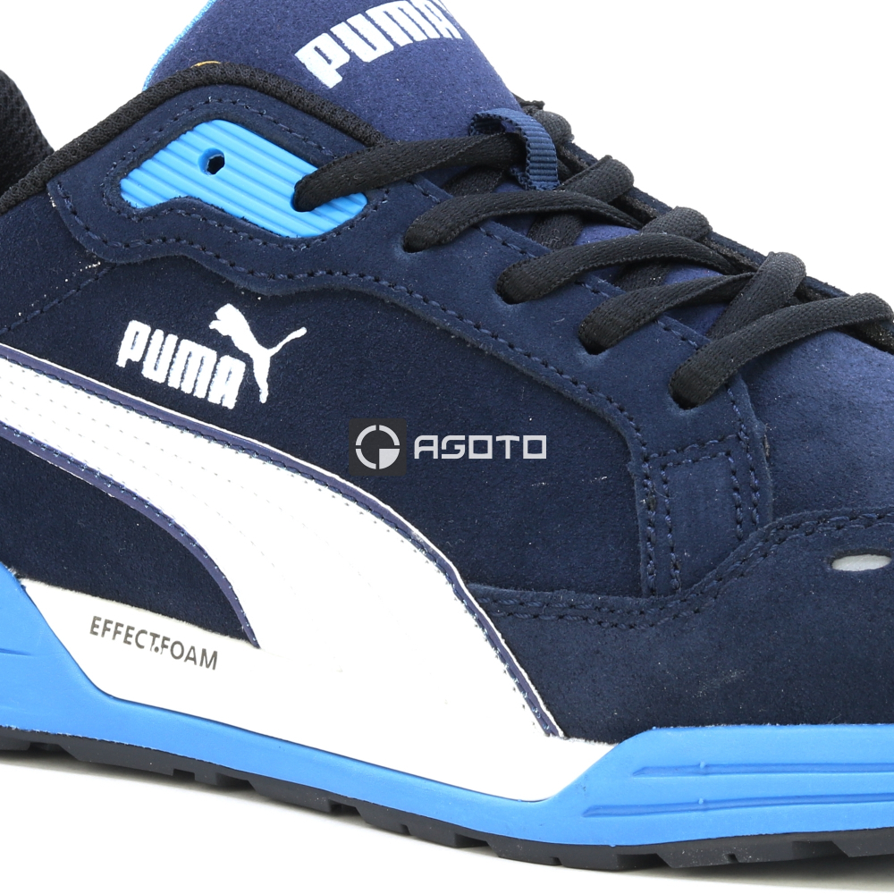 detail PUMA Airtwist blue S3 ESD modrá pánská pracovní obuv