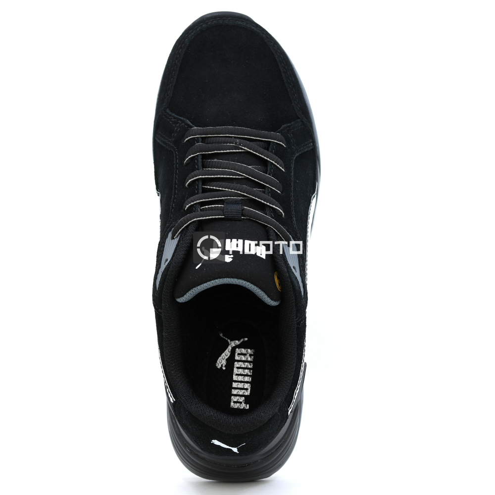 detail PUMA Airtwist black S3 ESD černá pánská pracovní obuv