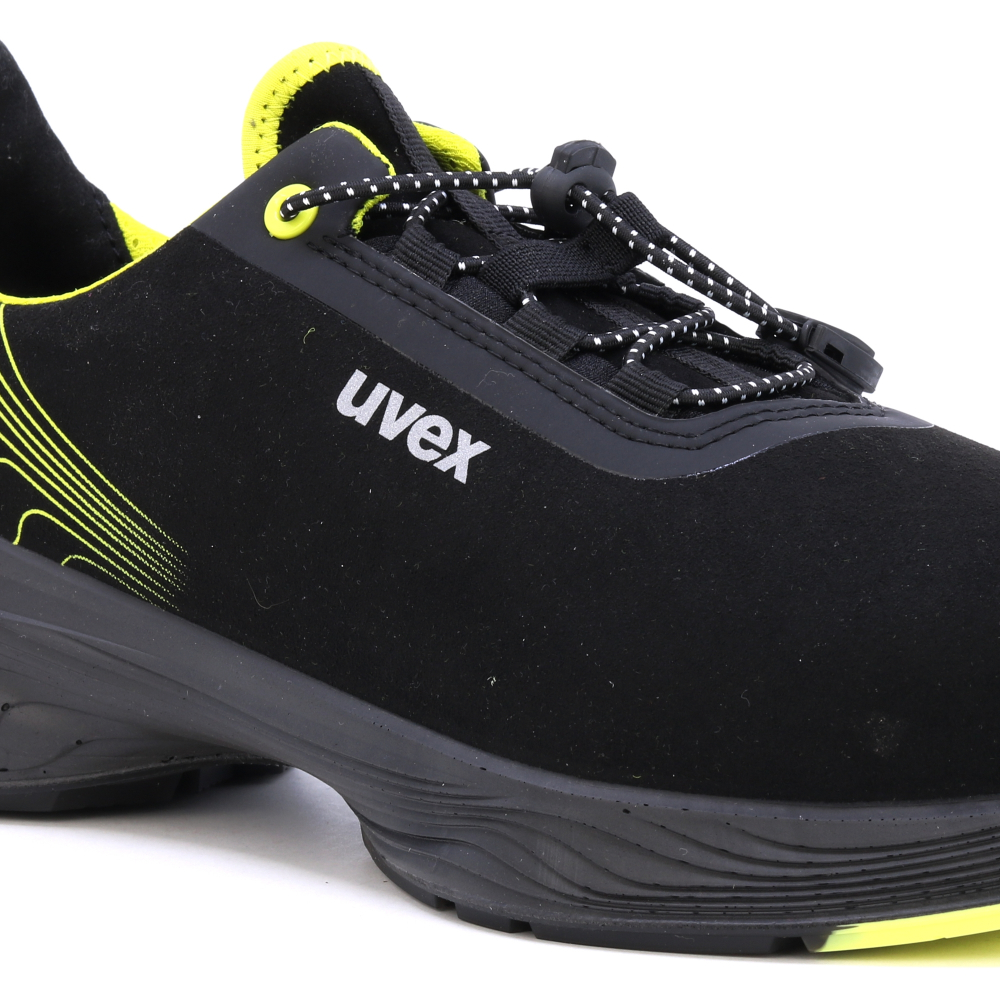 detail UVEX 1 G2 S2 černá pánská pracovní obuv