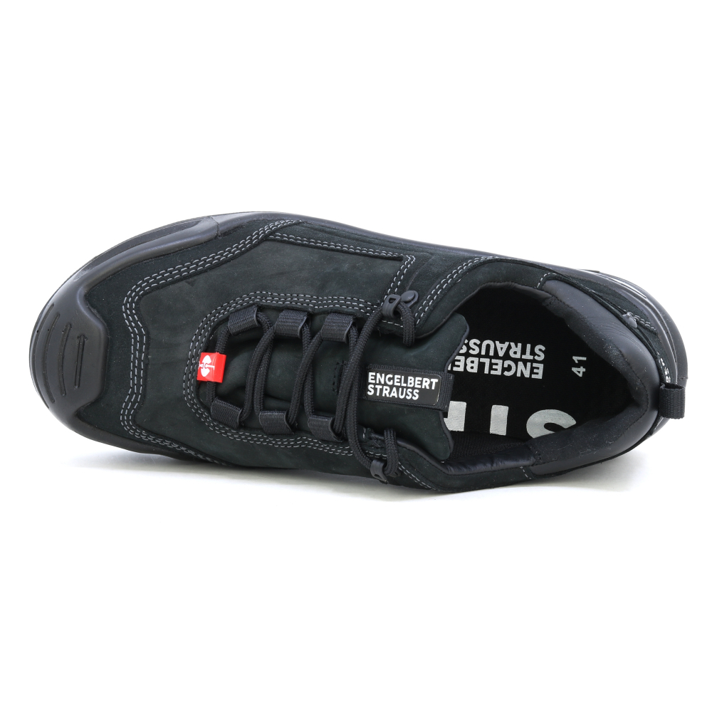 detail Engelbert Strauss Nembus low S3 černá pánská pracovní obuv s membránou dryplexx®