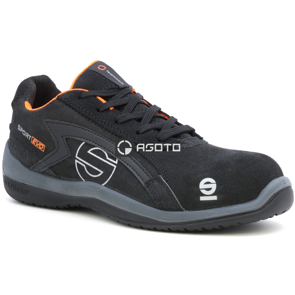 detail SPARCO Sport Evo Losail S3 černá pánská pracovní obuv