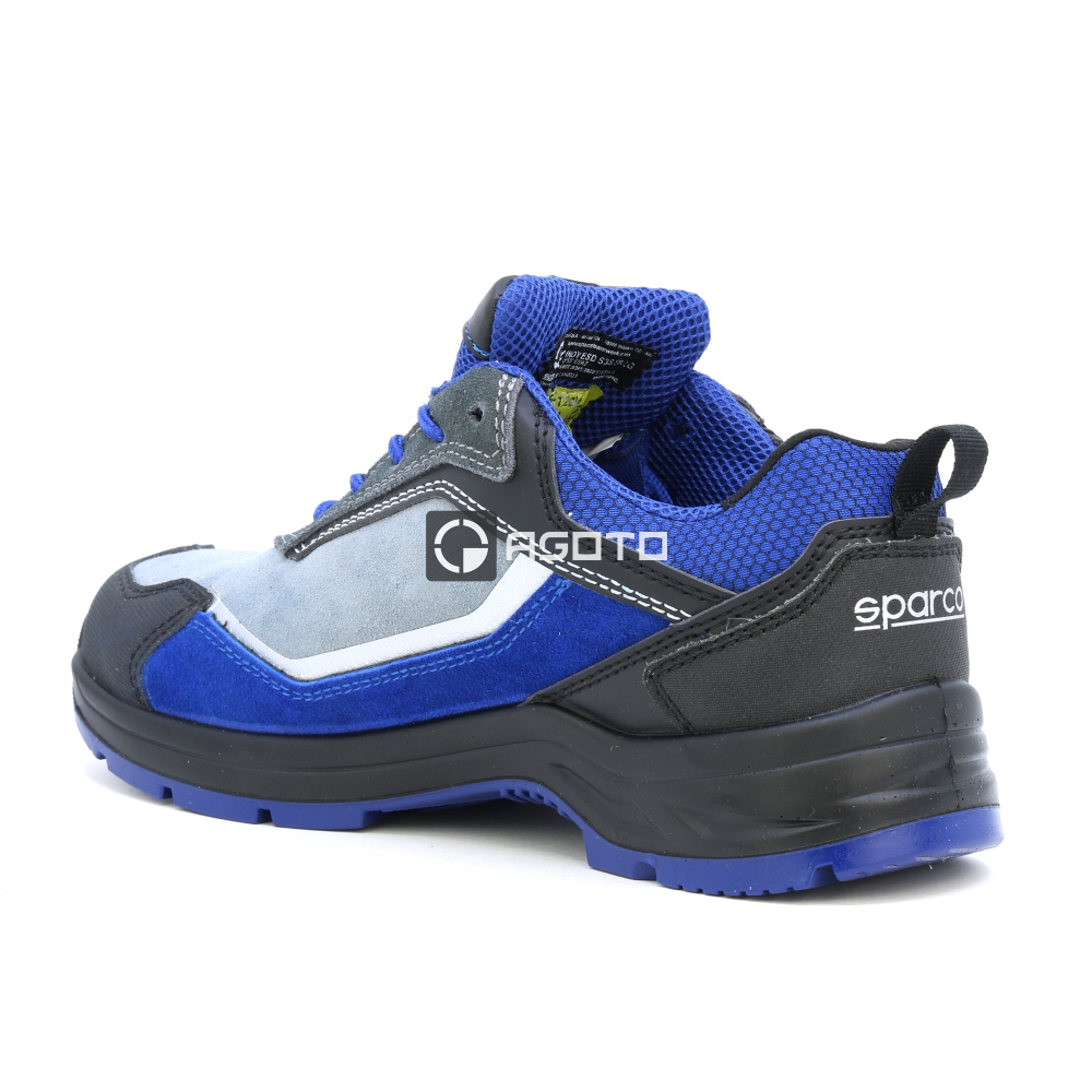 detail SPARCO Charlotte S3 modrá pánská pracovní obuv