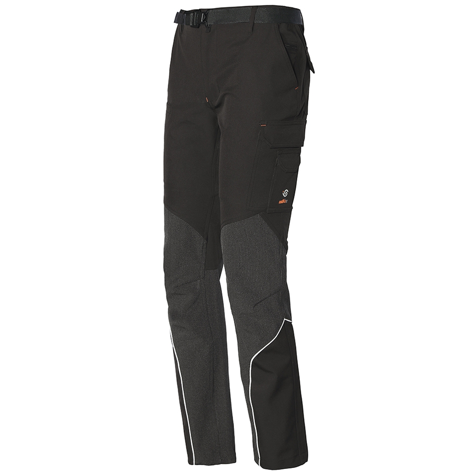 detail Industrial Starter Heavy černé zimní softshell kalhoty Výprodej