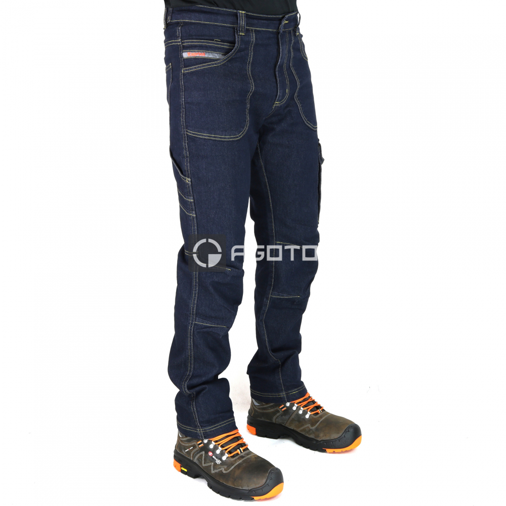 detail KAPRIOL Denim Stretch modré pánské Jeans kalhoty