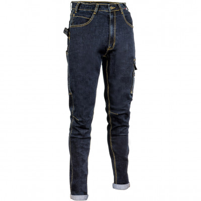 COFRA Cabries Stretch Jeans modré pánské pracovní kalhoty