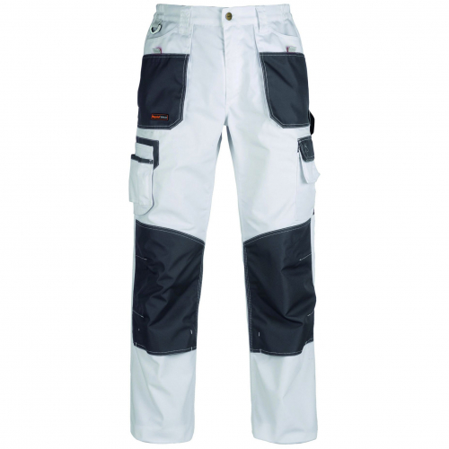 KAPRIOL Smart bílé pánské malířské kalhoty Výprodej