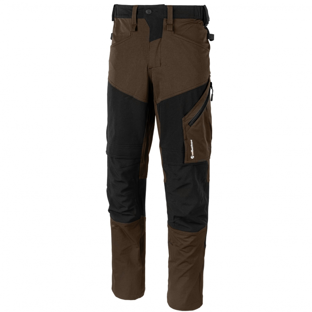 detail ALBATROS Concept Stretch hnědé pánské pracovní kalhoty Výprodej