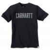 náhled CARHARTT Maddock Graphic Block Logo černé pánské triko 100% Ba