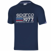 náhled SPARCO 1977 Motorsport Heritage modré pánské triko Stretch