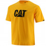náhled CATERPILLAR Trademark Logo žluté pánské triko 100% Ba