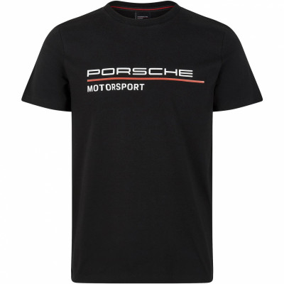 PORSCHE Motorsport černé pánské triko 100% Ba