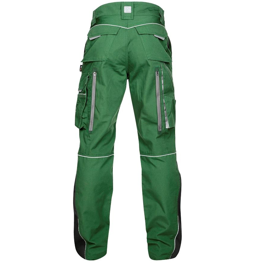 detail ARDON URBAN zelené pánské pracovní kalhoty Výprodej