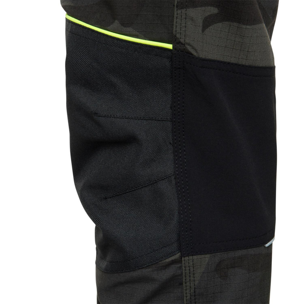 detail NORTH WAYS Mirage hnědé pánské pracovní kalhoty Premium Stretch