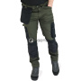 náhled TOWORKFOR Holster olivové pánské pracovni lehké kalhoty, Cordura® výztuha
