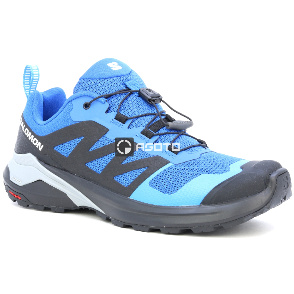 detail SALOMON X-Adventure blue modrá pánská outdoor obuv