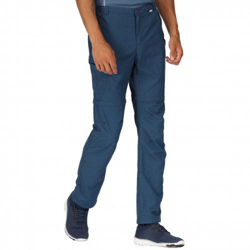 REGATTA Leesville Z/O II 2v1 modré pánské outdoor kalhoty