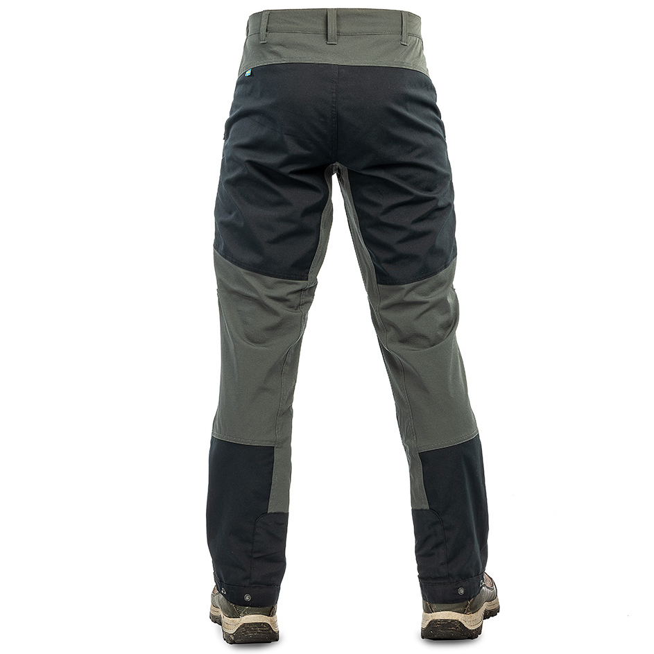 detail ARRAK SWEDEN Hybrid Stretch šedé pánské outdoor kalhoty voděodolné
