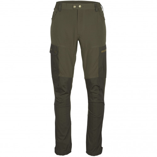 PINEWOOD Finnveden Trail Hybrid Stretch olivové pánské outdoor kalhoty Výprodej