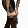 náhled Beyond Nordic Sweden Zip-Off hnědé dámské outdoor kalhoty 2v1 Teflon EcoElite®