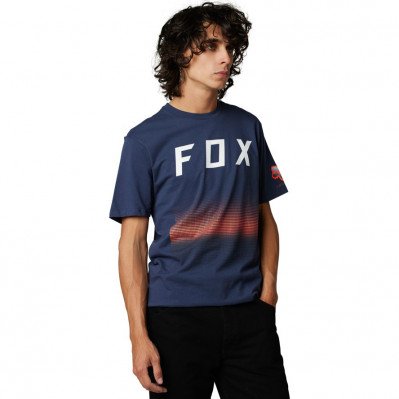 FOX FGMNT Prem modré pánské triko 100% Ba