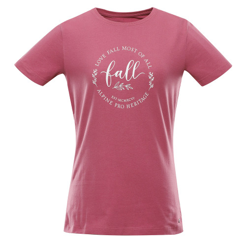 ALPINE PRO Allona růžové dámské triko stretch