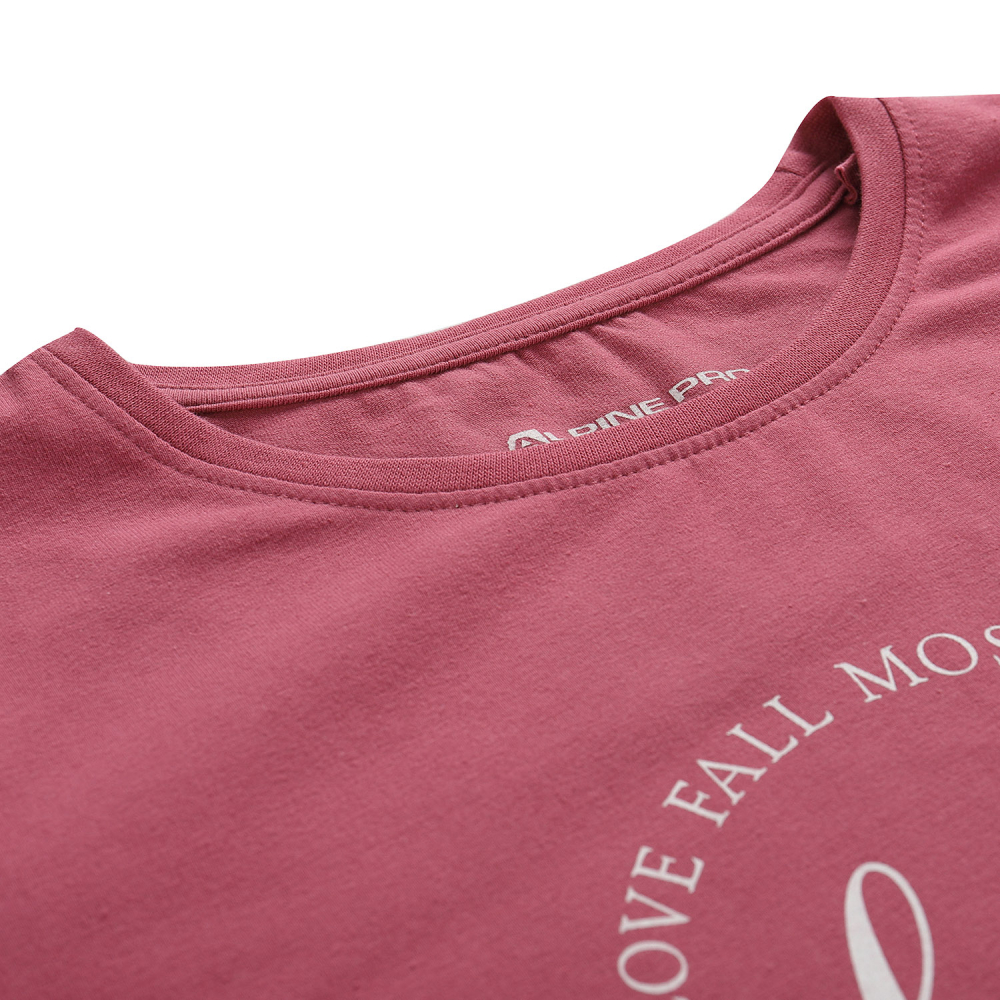 detail ALPINE PRO Allona růžové dámské triko stretch