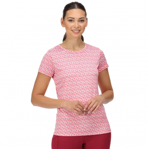 REGATTA Fingal Edition růžové dámské triko kytka