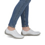 náhled RIEKER L1756-80 bílá dámská polobotka, přírodní kůže, antistress podrážka
